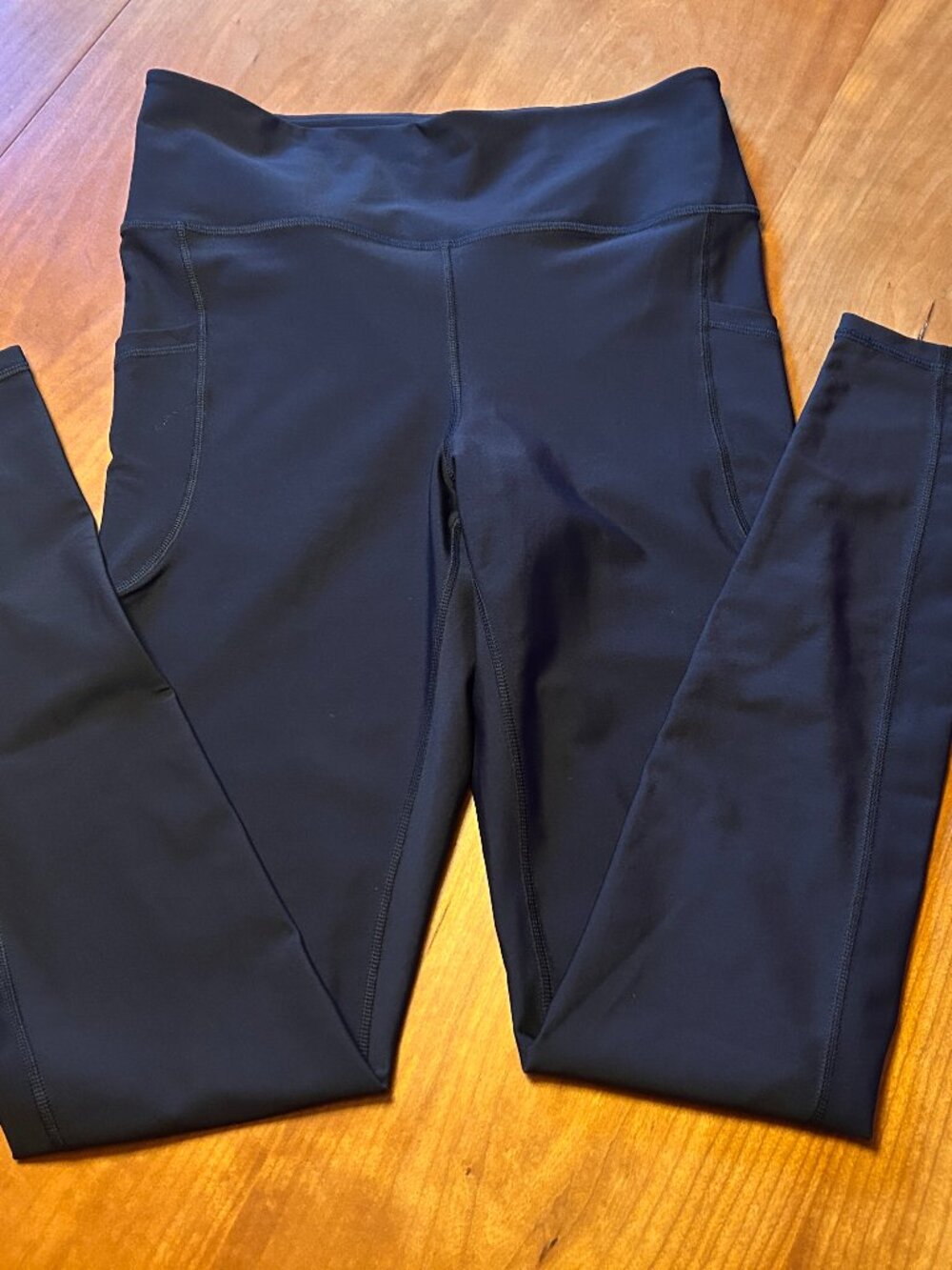 Old Navy High-Waisted Powersoft Leggings Black Large Tall